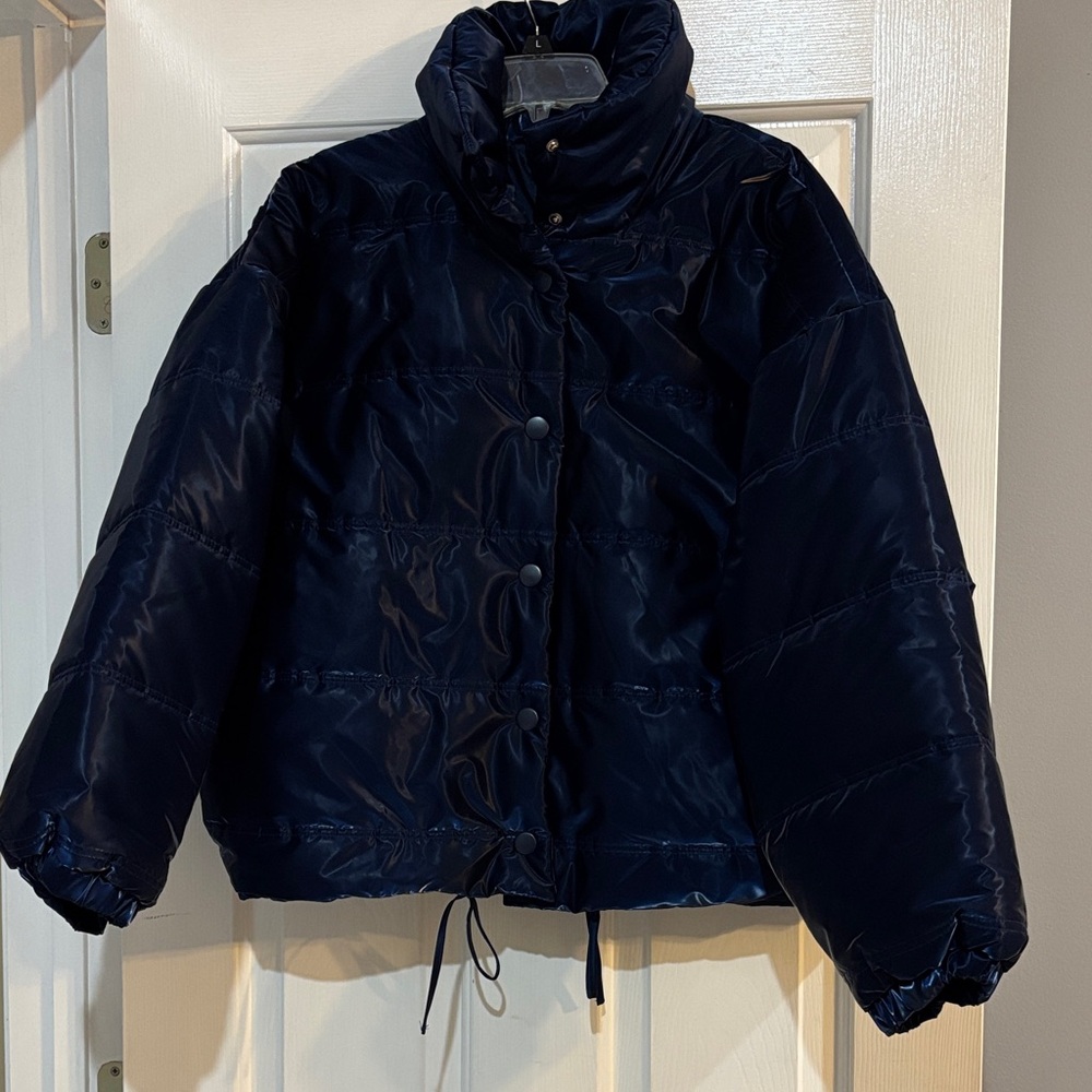 Midnight Blue Puffer Jacket